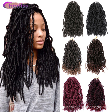 Natural Soft Curly Faux Locs Twist Crochet Hair Extensions Goddess Bobbiboss Nu Locks Twist Crochet Synthetic Braiding Hair